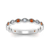 Load image into Gallery viewer, marquise-shaped-thin-stacking-diamond-band-with-orange-sapphire-in-white-gold-FDB5381GSAORANGLE3-NL-WG.jpg