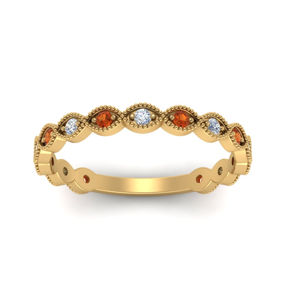 marquise-shaped-thin-stacking-diamond-band-with-orange-sapphire-in-yellow-gold-FDB5381GSAORANGLE3-NL-YG.jpg
