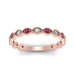 Load image into Gallery viewer, marquise-shaped-thin-stacking-diamond-band-with-pink-sapphire-in-rose-gold-FDB5381GSADRPIANGLE3-NL-RG.jpg
