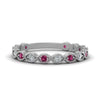 Load image into Gallery viewer, marquise-shaped-thin-stacking-diamond-band-with-pink-sapphire-in-white-gold-FDB5381GSADRPIANGLE3-NL-WG.jpg