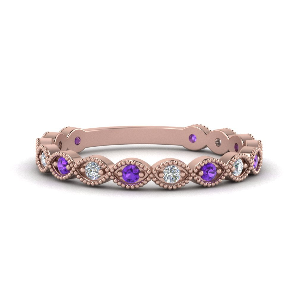 marquise-shaped-thin-stacking-diamond-band-with-purple-topaz-in-rose-gold-FDB5381GVITOANGLE3-NL-RG.jpg