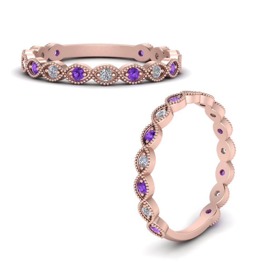marquise-shaped-thin-stacking-diamond-band-with-purple-topaz-in-rose-gold-FDB5381GVITOANGLE3-NL-RG.jpg