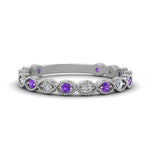 Load image into Gallery viewer, marquise-shaped-thin-stacking-diamond-band-with-purple-topaz-in-white-gold-FDB5381GVITOANGLE3-NL-WG.jpg
