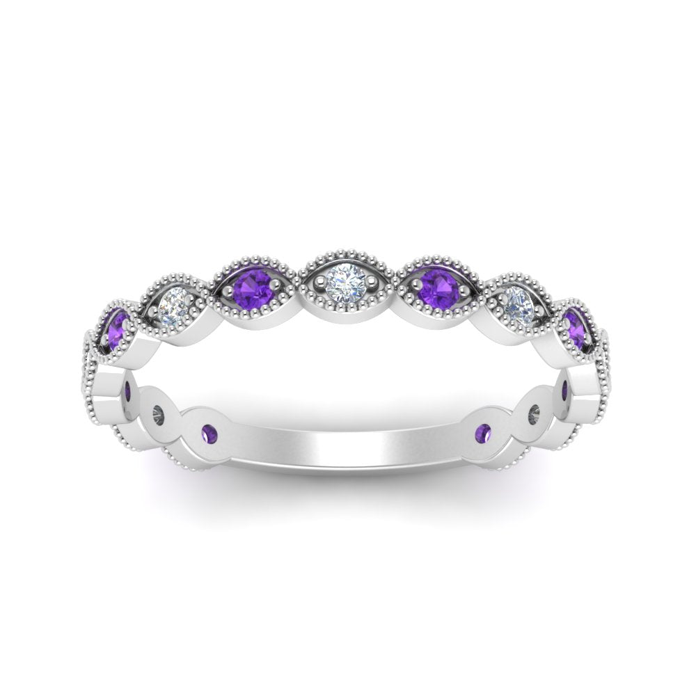 marquise-shaped-thin-stacking-diamond-band-with-purple-topaz-in-white-gold-FDB5381GVITOANGLE3-NL-WG.jpg