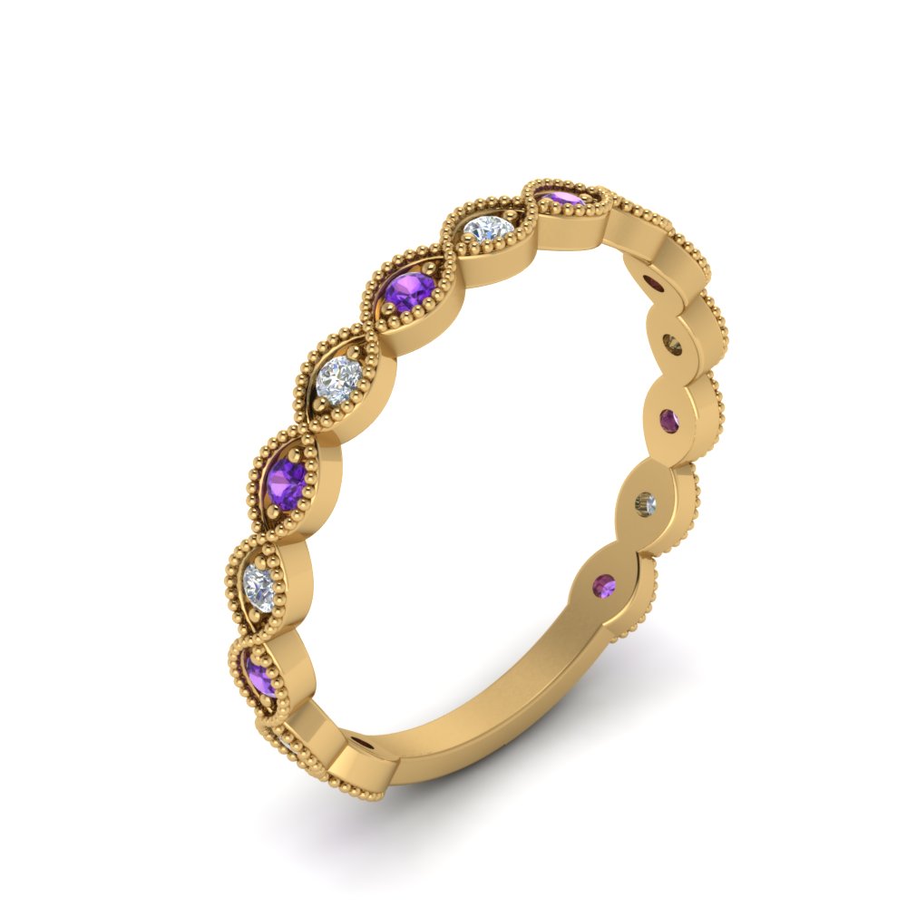 marquise-shaped-thin-stacking-diamond-band-with-purple-topaz-in-yellow-gold-FDB5381GVITOANGLE3-NL-YG.jpg