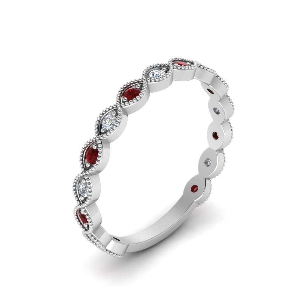 marquise-shaped-thin-stacking-diamond-band-with-ruby-in-white-gold-FDB5381GRUDRANGLE3-NL-WG.jpg