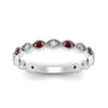 Load image into Gallery viewer, marquise-shaped-thin-stacking-diamond-band-with-ruby-in-white-gold-FDB5381GRUDRANGLE3-NL-WG.jpg