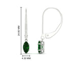 Load image into Gallery viewer, marquise-studs-1-carat-emerald-lever-back-dangles-earrings-in-white-gold-FDEAR11236MQGEMGR-1.00CT-NL-WG.jpg
