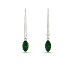 Load image into Gallery viewer, marquise-studs-1-carat-emerald-lever-back-dangles-earrings-in-white-gold-FDEAR11236MQGEMGR-1.00CT-NL-WG.jpg

