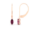 Load image into Gallery viewer, marquise-studs-1-carat-pink-sapphire-lever-back-dangles-earrings-in-rose-gold-FDEAR11236MQGSADRPI-1.00CT-NL-RG.jpg
