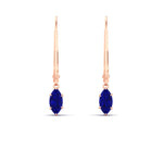 Load image into Gallery viewer, marquise-studs-1-carat-sapphire-lever-back-dangles-earrings-in-rose-gold-FDEAR11236MQGSABL-1.00CT-NL-RG.jpg
