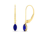 Load image into Gallery viewer, marquise-studs-1-carat-sapphire-lever-back-dangles-earrings-in-yellow-gold-FDEAR11236MQGSABL-1.00CT-NL-YG.jpg
