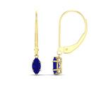 Load image into Gallery viewer, marquise-studs-1-carat-sapphire-lever-back-dangles-earrings-in-yellow-gold-FDEAR11236MQGSABL-1.00CT-NL-YG.jpg
