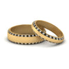 Load image into Gallery viewer, matching-bands-for-him-and-her-with-black-diamond-in-yellow-gold-FD-DB1040GBLACK-NL-YG.jpg