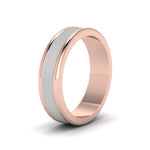 Load image into Gallery viewer, Matte Finish 2 Tone Mens Wedding Ring
