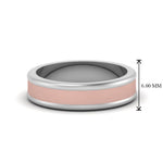 Load image into Gallery viewer, Matte Finish 2 Tone Mens Wedding Ring
