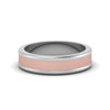 Load image into Gallery viewer, Matte Finish 2 Tone Mens Wedding Ring