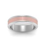 Load image into Gallery viewer, Matte Finish 2 Tone Mens Wedding Ring
