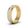 Load image into Gallery viewer, Matte Finish 2 Tone Mens Wedding Ring