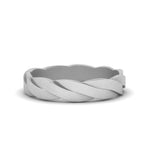 Load image into Gallery viewer, Matte Finish Twisted Wedding Band
