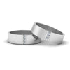 Load image into Gallery viewer, matte-finish-wedding-diamond-rings-for-gay-in-14K-white-gold-FDLG8111B-NL-WG