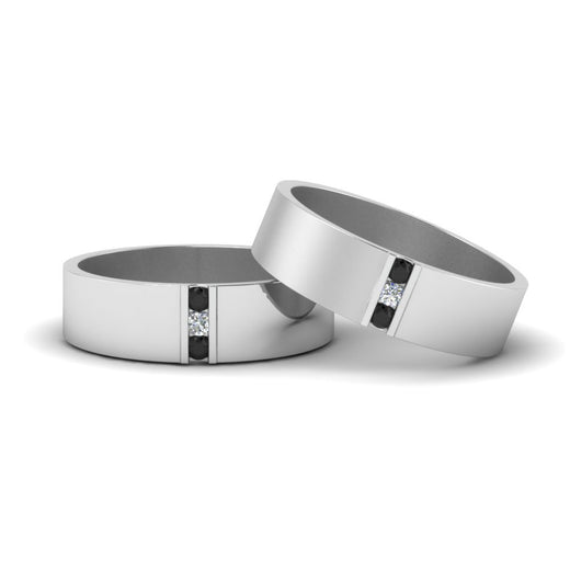 matte-finish-wedding-rings-for-gay-with-black-diamond-in-14K-white-gold-FDLG8111BGBLACK-NL-WG