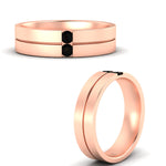 Load image into Gallery viewer, mens-2-stone-black-diamond-band-in-rose-gold-fdm1052gblackangle3-nl-rg
