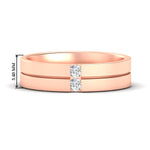 Load image into Gallery viewer, mens-2-stone-diamond-band-in-rose-gold-fdm1052-nl-rg-hw
