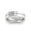 Load image into Gallery viewer, mens-2-stone-diamond-band-in-white-gold-fdm1052angle5-nl-wg