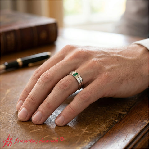 mens-2-stone-emerald-band-in-white-gold-fdm105-01