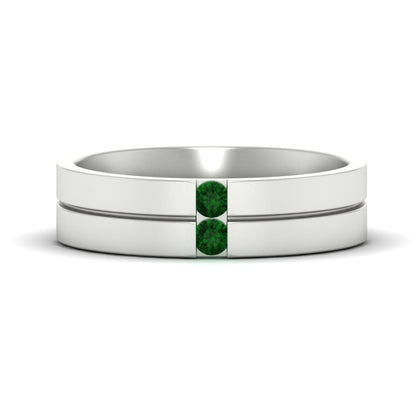 mens-2-stone-emerald-band-in-white-gold-fdm105-01