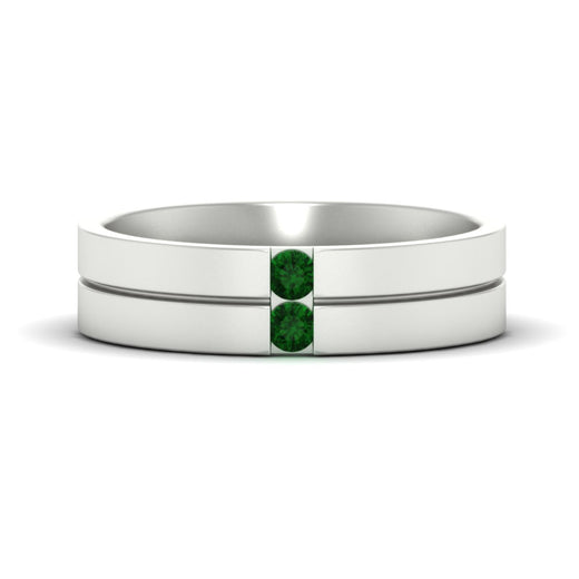 mens-2-stone-emerald-band-in-white-gold-fdm1052gemgr-nl-wg