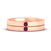Load image into Gallery viewer, mens-2-stone-pink-sapphire-band-in-rose-gold-fdm1052gsadrpi-nl-rg
