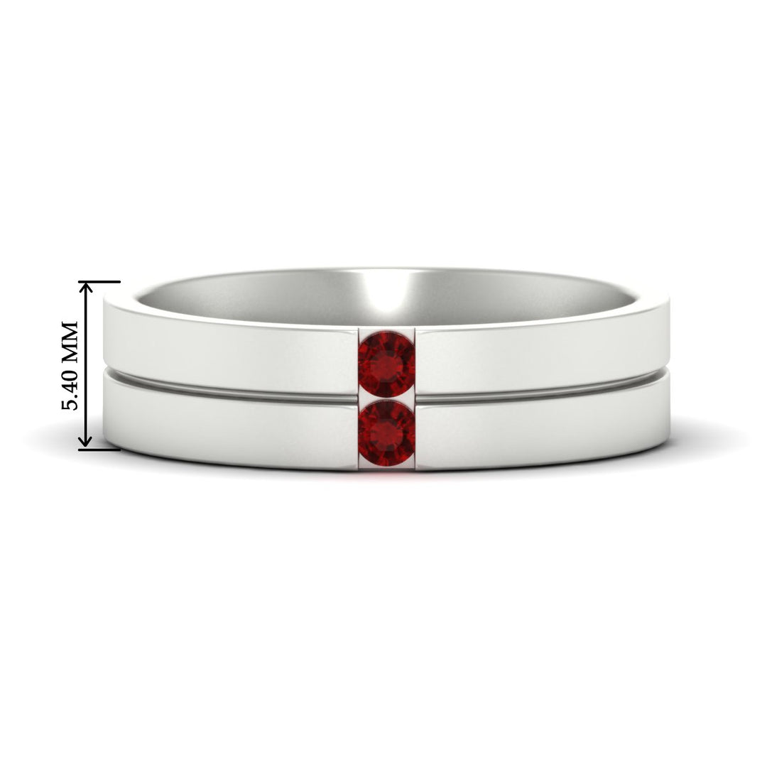 mens-2-stone-ruby-band-in-white-gold-fdm1052grudr-nl-wg-hw