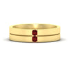 Load image into Gallery viewer, mens-2-stone-ruby-band-in-yellow-gold-fdm1052grudr-nl-yg