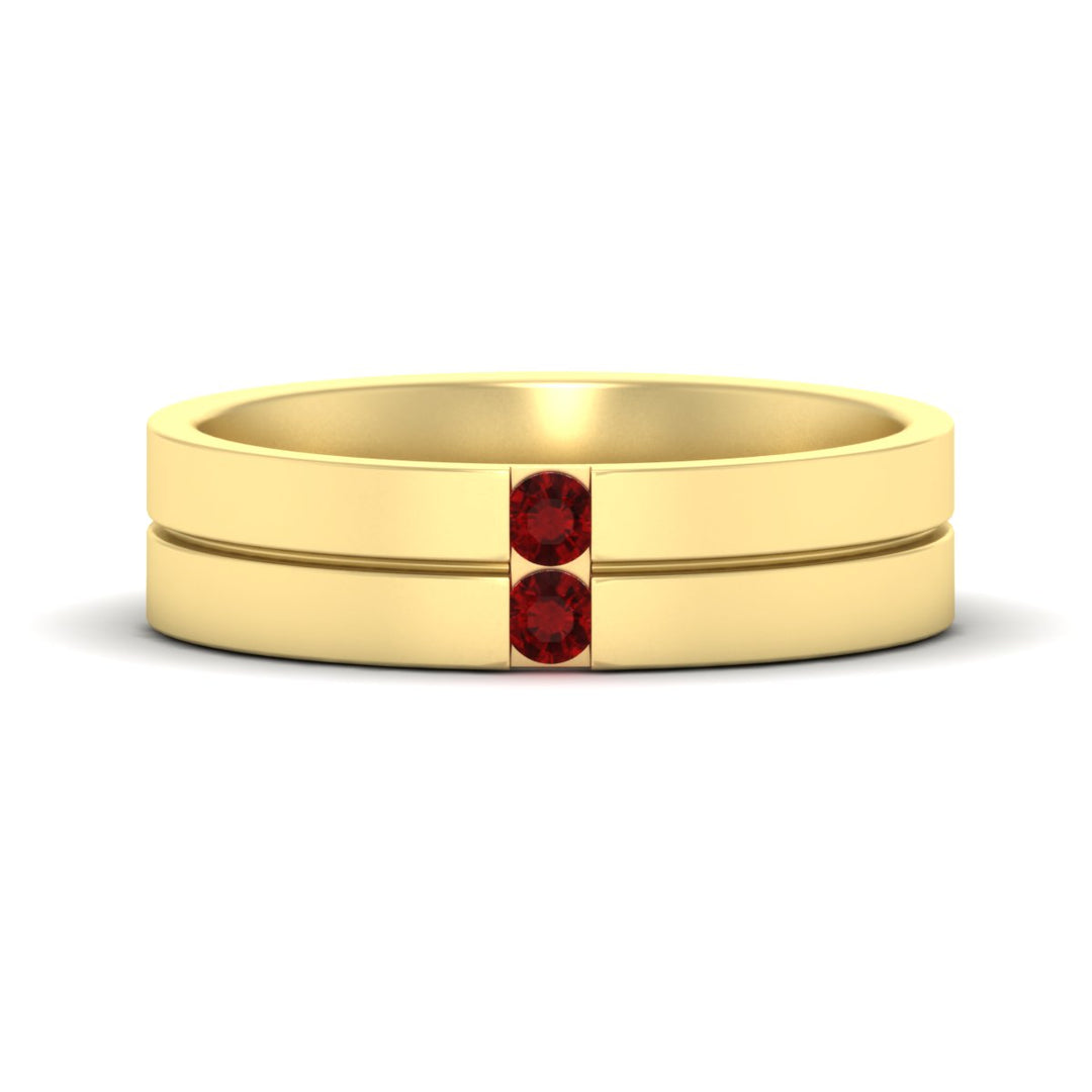mens-2-stone-ruby-band-in-yellow-gold-fdm1052grudr-nl-yg