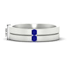 Load image into Gallery viewer, mens-2-stone-sapphire-band-in-white-gold-fdm1052gsabl-nl-wg-hw