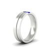 Load image into Gallery viewer, mens-2-stone-sapphire-band-in-white-gold-fdm1052gsablangle2-nl-wg