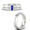 Load image into Gallery viewer, mens-2-stone-sapphire-band-in-white-gold-fdm1052gsablangle3-nl-wg