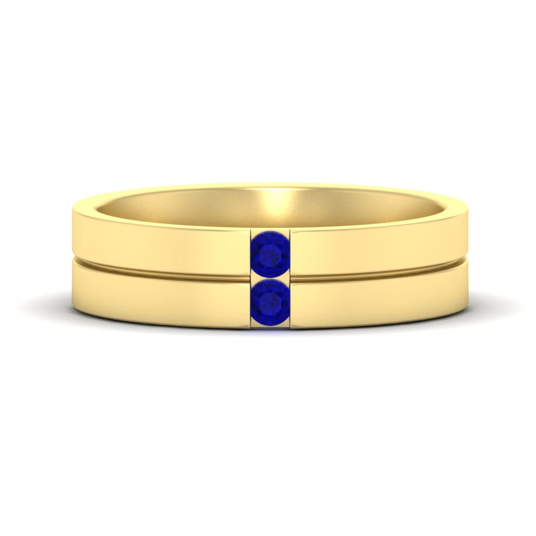 mens-2-stone-sapphire-band-in-yellow-gold-fdm1052gsabl-nl-yg