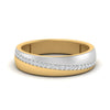 Load image into Gallery viewer, Mens 2 Tone Diagonal Stone Engagement Ring