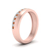 Load image into Gallery viewer, Mens 2 Tone Diagonal Stone Engagement Ring