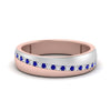 Load image into Gallery viewer, Mens 2 Tone Diagonal Stone Engagement Ring