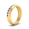 Load image into Gallery viewer, Mens 2 Tone Diagonal Stone Engagement Ring
