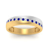 Load image into Gallery viewer, Mens 2 Tone Diagonal Stone Engagement Ring