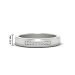 Load image into Gallery viewer, Mens 9 Stone Simple Diamond Band
