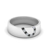 Load image into Gallery viewer, mens-anniversary-band-with-black-diamond-in-white-gold-FDM1144-BGBLACK-NL-WG.jpg