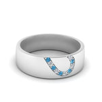 Load image into Gallery viewer, Mens Anniversary Band With Diamonds

