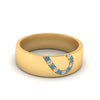 Load image into Gallery viewer, mens-anniversary-band-with-blue-topaz-in-yellow-gold-FDM1144-BGICBLTO-NL-YG.jpg
