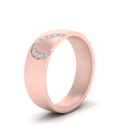 Load image into Gallery viewer, mens-anniversary-band-with-diamonds-in-rose-gold-FDM1144-B-NL-RG
